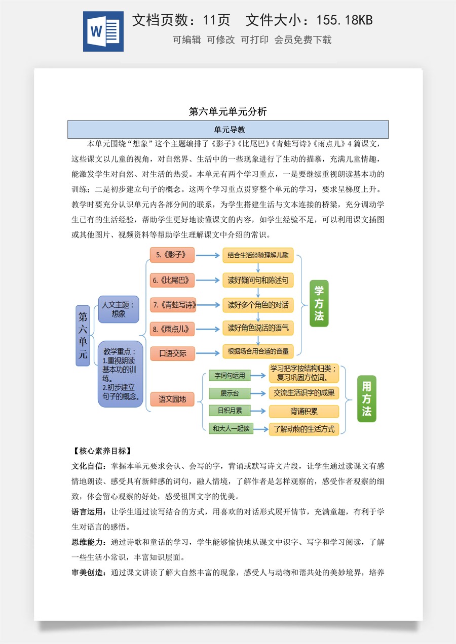 语文一年级上册教案第1版5 影子【教案】.docx